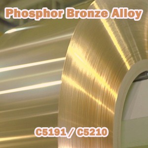 C5191 C5210 Sraith Alloy Cré -Umha Phospor